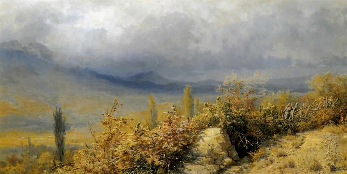 Paesaggio autunnale in Crimea - Tretyakov Gallery, Moscow